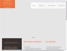Tablet Screenshot of pelotonhr.com